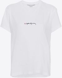 Stella McCartney - Iconics Love Logo T-Shirt - Lyst