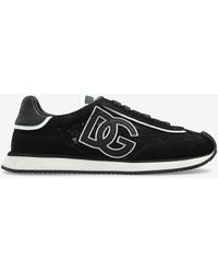 Dolce & Gabbana - Sports Shoes With Logo - Lyst