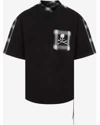 Mastermind Japan - Paneled Logo-Printed Crewneck T-Shirt - Lyst