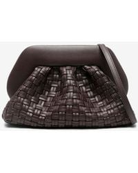 THEMOIRÈ - Tia Micro Weaved Clutch Bag - Lyst