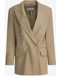 Max Mara - Olimpia Double-Breasted Blazer - Lyst