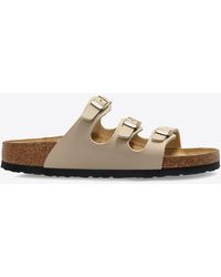 Birkenstock - Florida Trio-Straps Birko-Flor Sandals - Lyst
