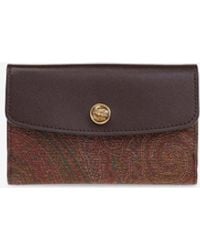 Etro - Paisley Jacquard Bi-Fold Wallet - Lyst