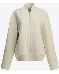 Sportmax - Ondata Wool Bomber Jacket - Lyst