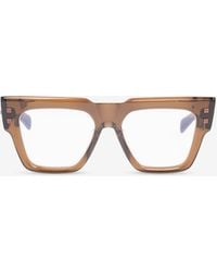 Balmain - B-Army Prescription Square Glasses - Lyst