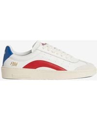 DSquared² - Rider Leather Lace-Up Sneakers - Lyst
