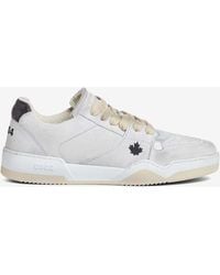 DSquared² - Spiker Leather Sneakers - Lyst