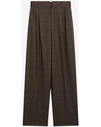 Loro Piana - Wool Checked Tailored Pants - Lyst