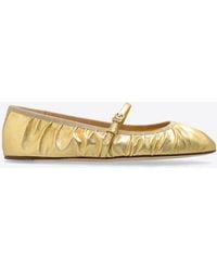 Dolce & Gabbana - Leather Ballerinas - Lyst