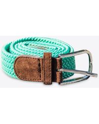 Les Canebiers - Taillat Braided Belt With Suede Endings - Lyst