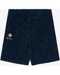 Aape - All-Over Terry Logo Shorts - Lyst
