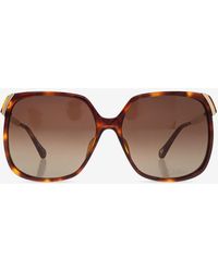 Chloé - Aly Oversized Square Sunglasses - Lyst