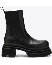 Rick Owens - Bogun Leather Ankle Boots - Lyst