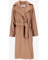 Max Mara - Manuela Belted Single-Breasted Coat - Lyst