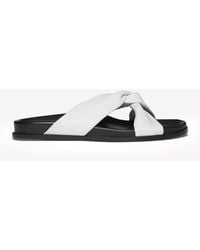 Elleme - Tresse Bicolour Lambskin Platform Sandals - Lyst