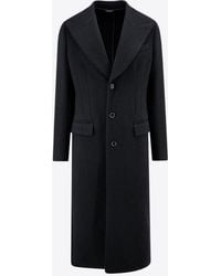 Dolce & Gabbana - Wool-Blend Single-Breasted Coat - Lyst