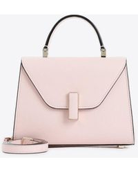 Valextra - Micro Iside Leather Top Handle Bag - Lyst