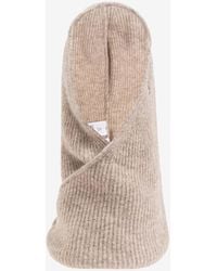 Ganni - Wool Tied Balaclava Snood - Lyst