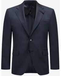 Lardini - Single-Breasted Wool-Blend Suit - Lyst