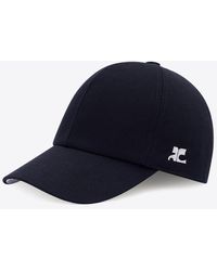 Courreges - Logo Embroidered Cap - Lyst