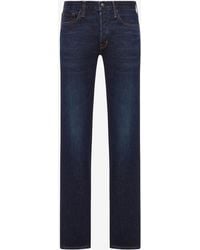 Tom Ford - Logo Patch Straight-Leg Jeans - Lyst