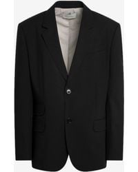 Ami Paris - Single-Breasted Wool Jacket - Lyst