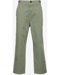 Paul Smith - Monogram Jacquard Straight Pants - Lyst