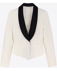 McQueen - Single-Breasted Buttoned Blazer - Lyst