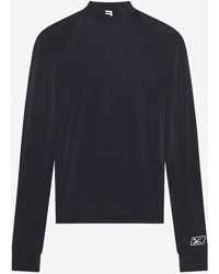 Balenciaga Synthetic Sporty B Long Sleeve Top, Plain Pattern in 