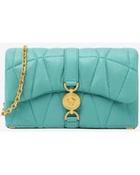 Versace - Mini Kleio Quilted Leather Crossbody Bag - Lyst