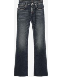 Balenciaga - Logo Patch Bootcut Jeans - Lyst