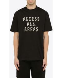 44 Label Group - Aaa Print Crewneck T-Shirt - Lyst
