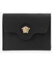 Versace - La Medusa Leather Cardholder - Lyst
