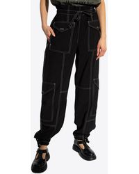 Ganni - Straight Leg Cargo Pants - Lyst