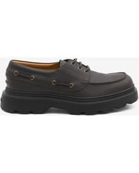 Tod's - Tank Tread Boat Lace-Up Shoes - Lyst