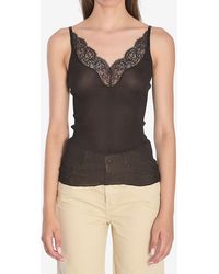 Saint Laurent - Tank Top - Lyst