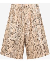 Dries Van Noten - Pomy Printed Bermuda Shorts - Lyst