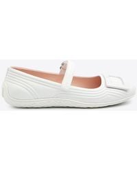 Roger Vivier - Viv' Low Mary-Jane Ballet Flats - Lyst