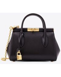 Dolce & Gabbana - Mini Marlene Leather Top Handle Bag - Lyst