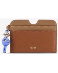 Fendi - Ff Diamonds Leather Wallet - Lyst