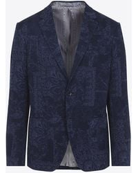 Etro - Roma Single-Breasted Blazer - Lyst
