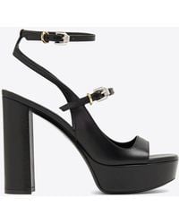 Givenchy - Voyou 115 Leather Platform Sandals - Lyst