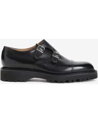 John Lobb - William Leather Monk Strap Shoes - Lyst