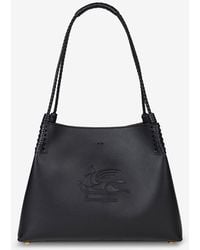 Etro - Small Libra Leather Tote Bag - Lyst