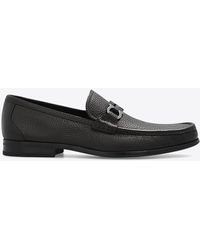 Ferragamo - Grandioso Leather Loafers - Lyst