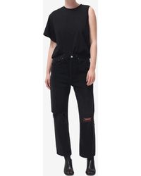 Agolde - 90'S Mid Rise Cropped Jeans - Lyst