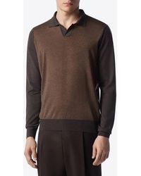Corneliani - Fine Wool Polo Sweater - Lyst
