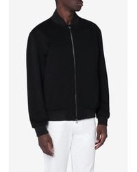 Loro Piana - Essential Zip-Up Bomber Jacket - Lyst