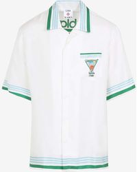 CASABLANCA - Metaphysical Tennis Icon Print Shirt - Lyst