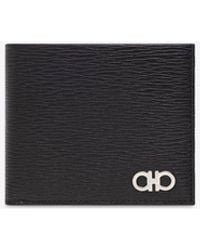 Ferragamo - Gancini Bi-Fold Leather Wallet - Lyst